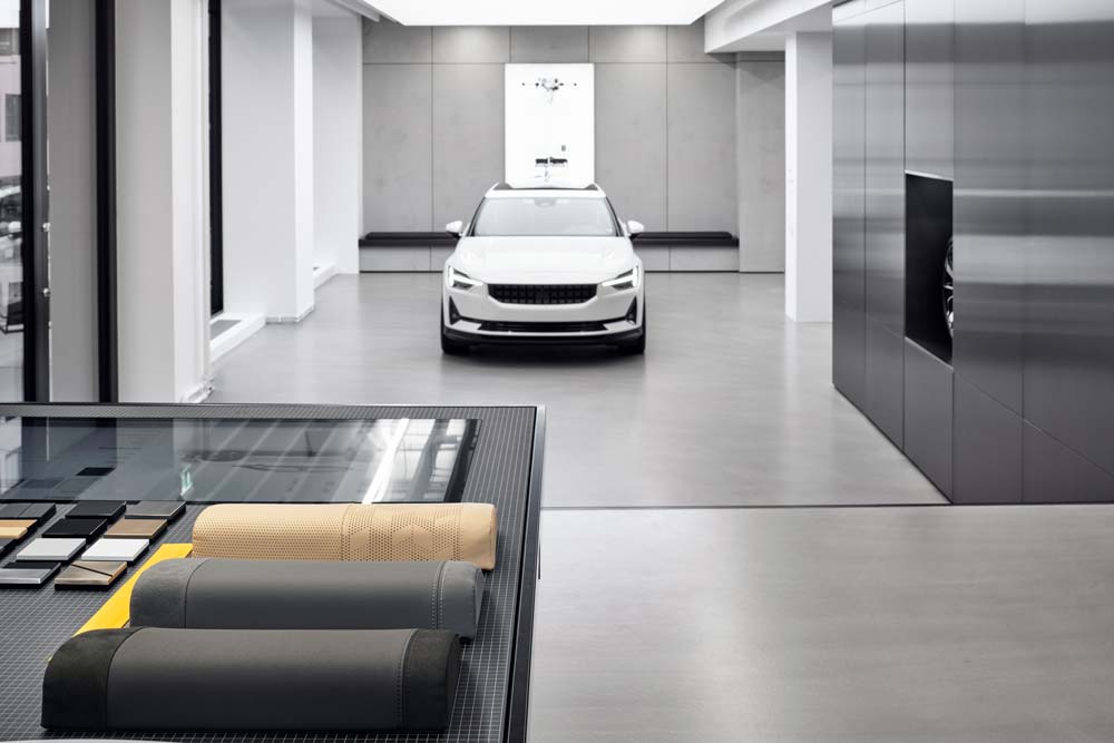 Polestars showroom